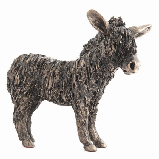 Donkey Standing Bronze Figurine by Veronica Ballan IFrith Sculpture)