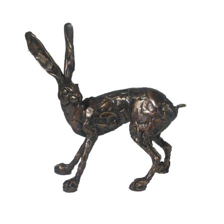 Gloucester Hare Bronze Figurine by Paul Jenkins (Frith Sculpture)