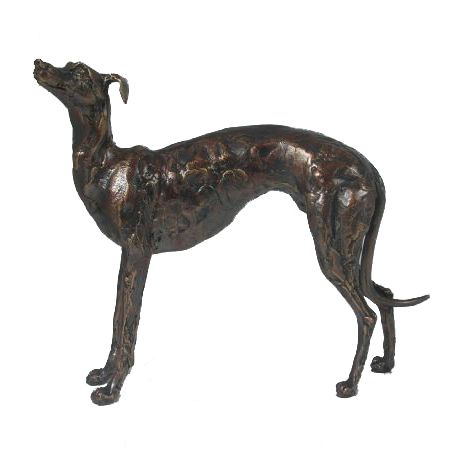 Greyhound Bronze Figurine by Paul Jenkins (Frith Sculpture