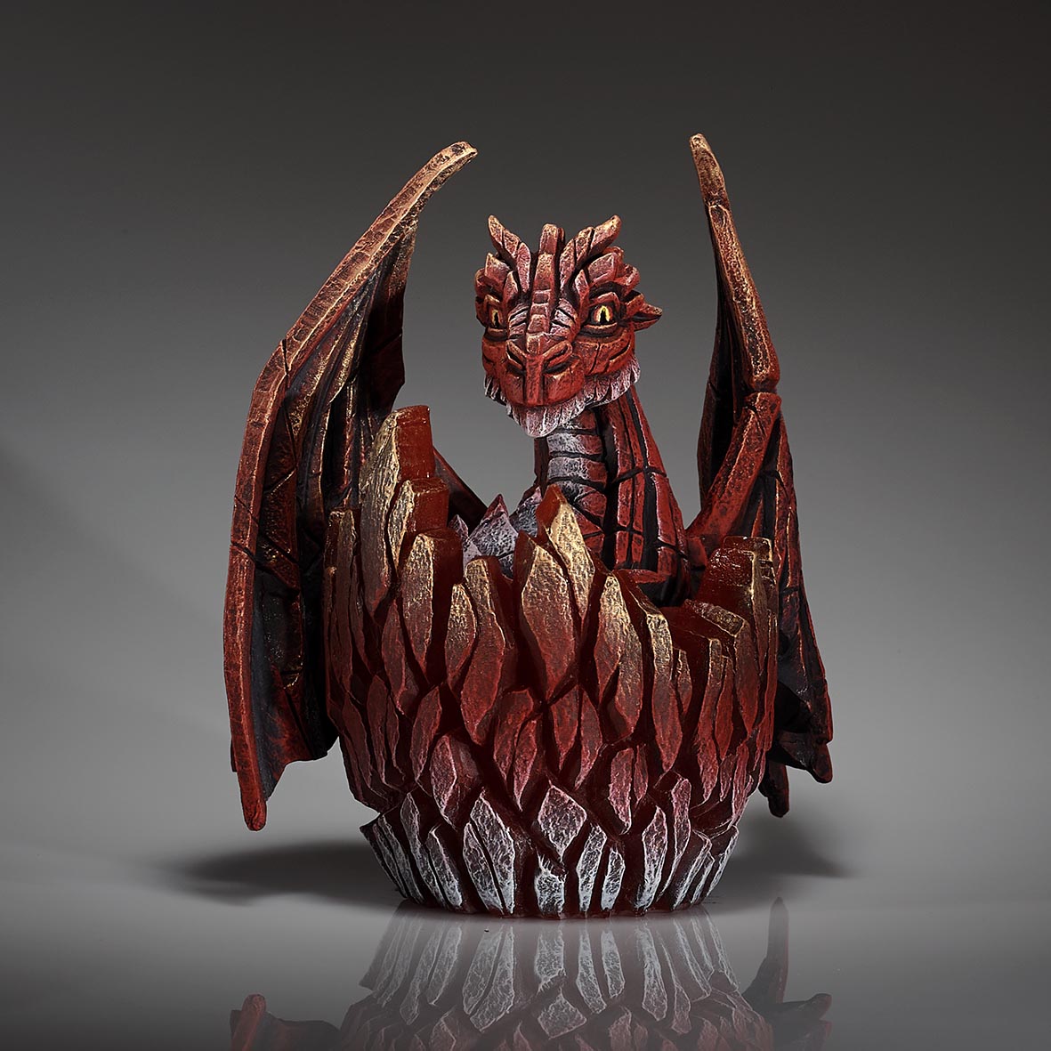 Edge Sculpture Dragon Egg Red Illumination by Matt Buckley