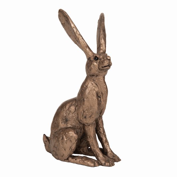 Trixie Hare Bronze Hare Figurine by Thomas Meadows (Frith Sculptures)