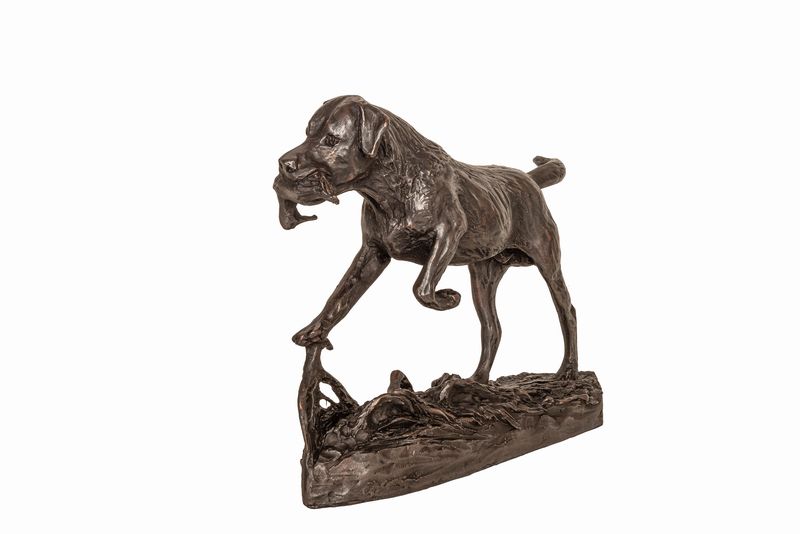 Mission Accomplished Gundog Bronze Figurine by Guy Redwood (Frith Sculpture)
