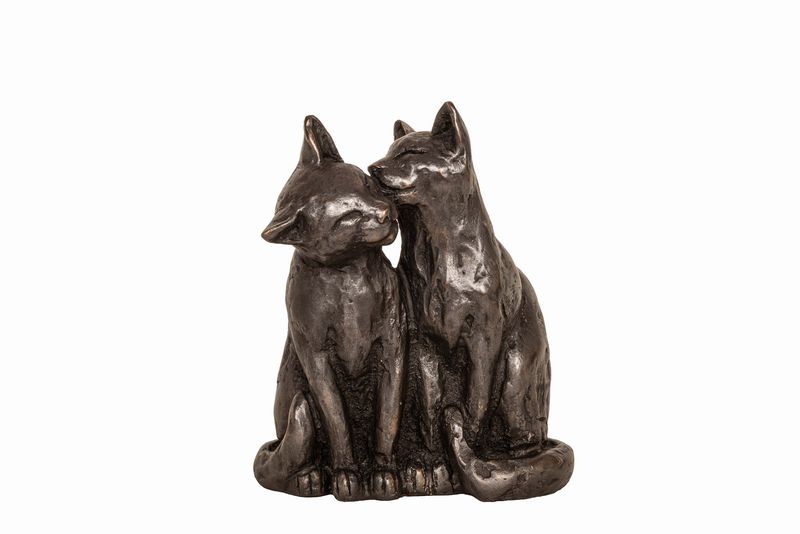 Loving Cats Bronze Figurine by Paul Jenkins (Frith Sculpture)
