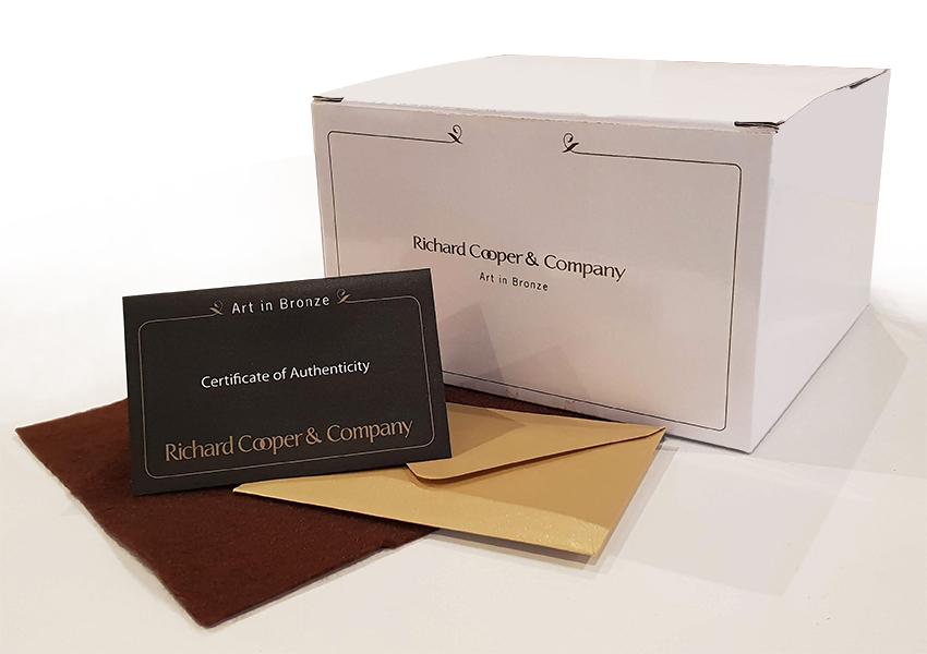 Large Hare Boxing Bronze Sculpture by Michael Simpson - Richard Cooper Bronze Limited Edition
