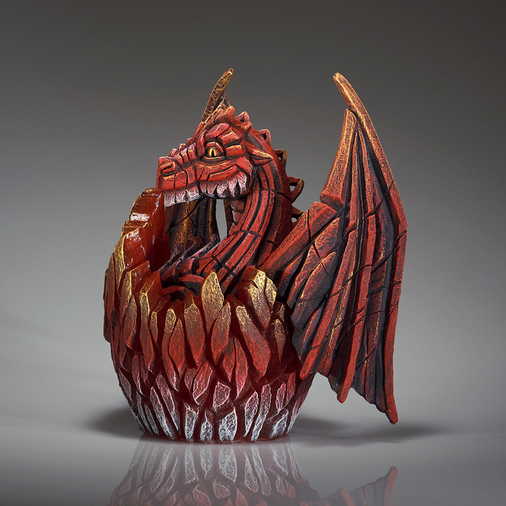 Edge Sculpture Dragon Egg Red Illumination by Matt Buckley