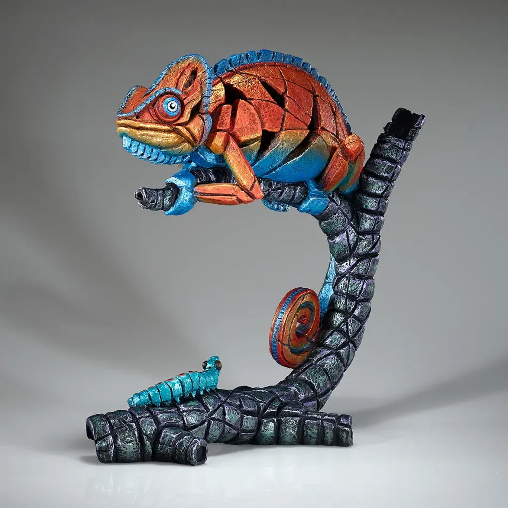 Edge Sculpture Chameleon Tropical Tangerine (Limited Edition 75) by Matt Buckley