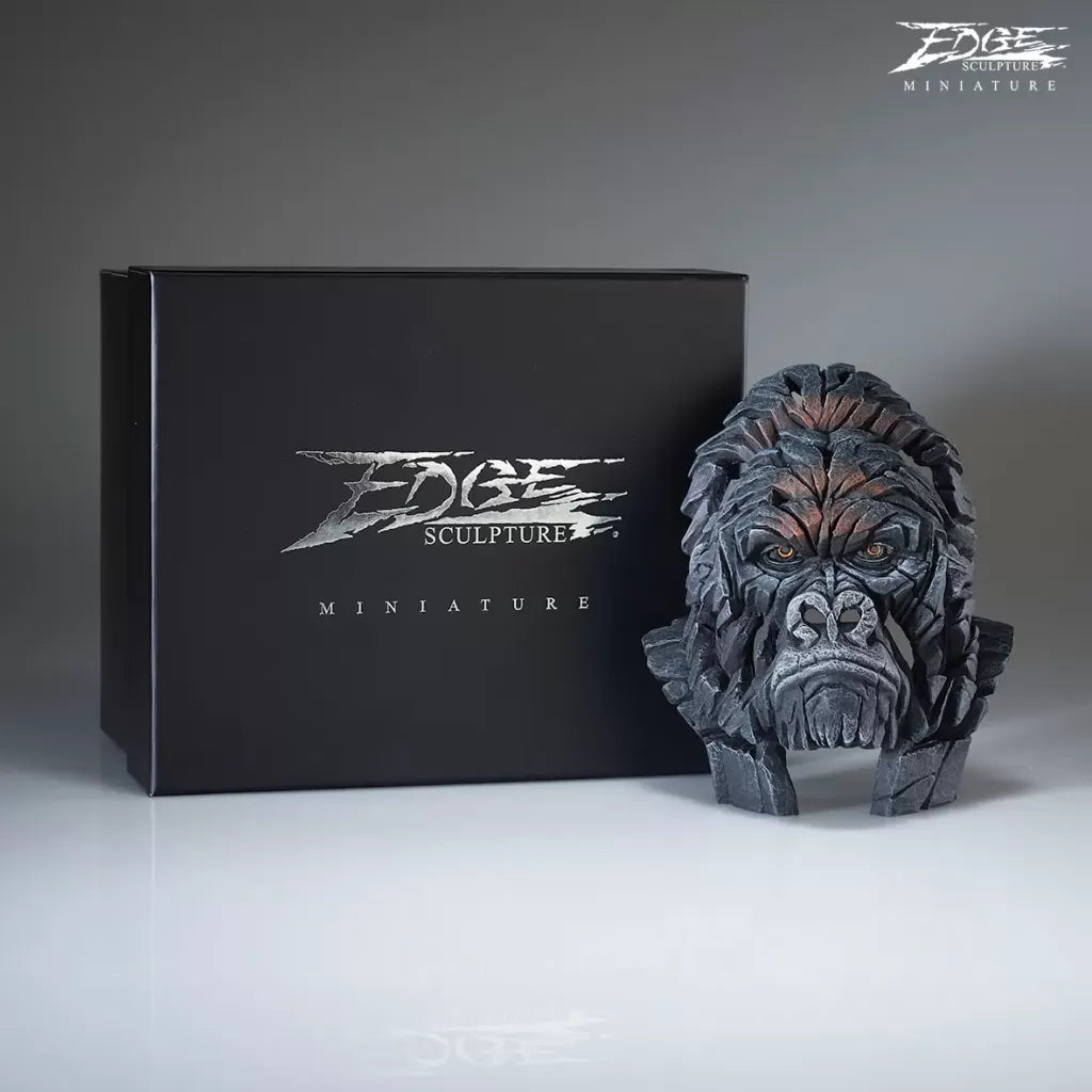 Edge Sculpture Miniature Gorilla by Matt Buckley