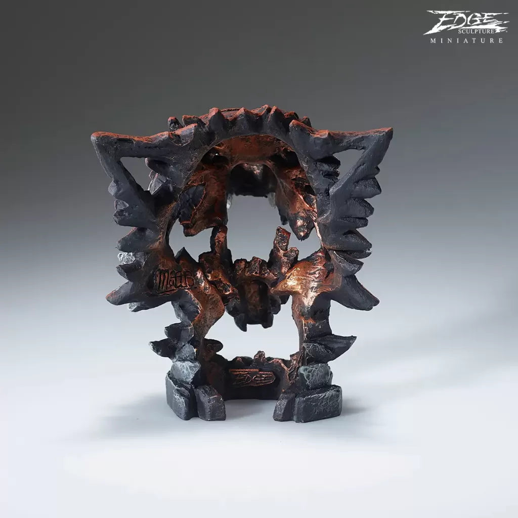 Edge Sculpture Miniature Wolf Bust Timber by Matt Buckley