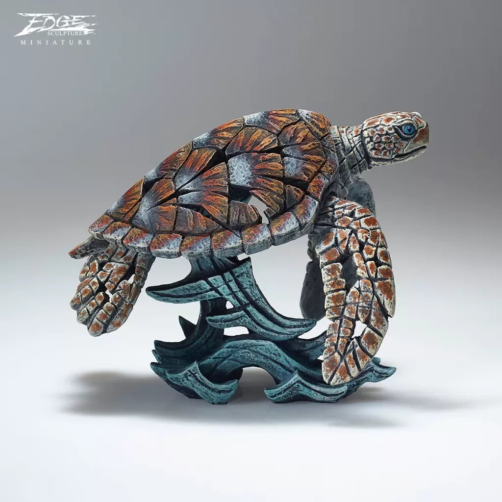 Edge Sculpture Miniature Sea Turtle by Matt Buckley