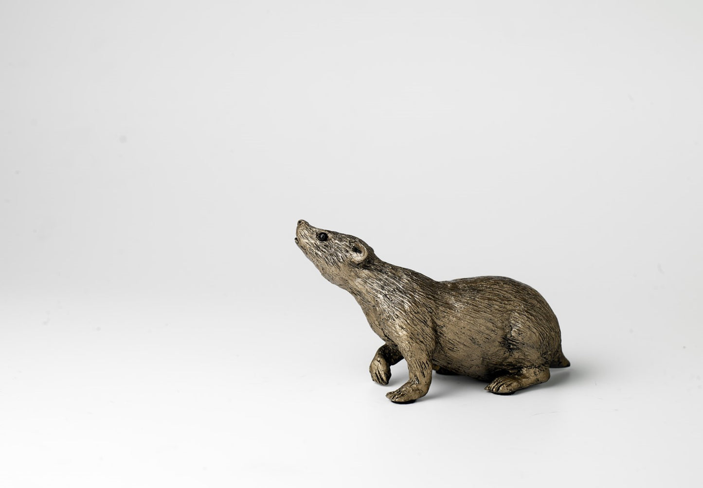 Badger Bronze Figurine by Jonny Sanders (Frith Sculpture)
