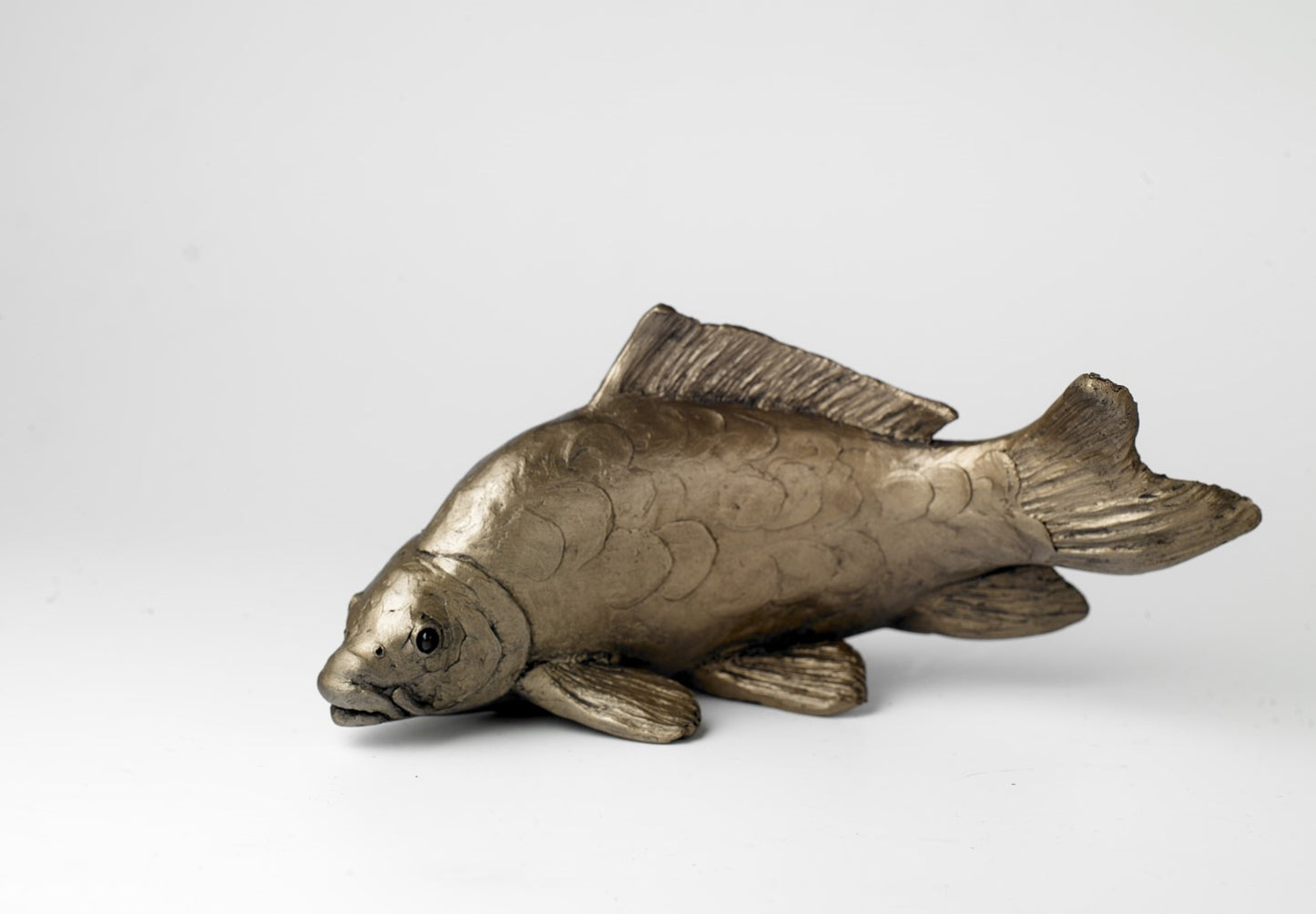 Carp Bronze Figurine by Jonny Sanders (Frith Sculpture)
