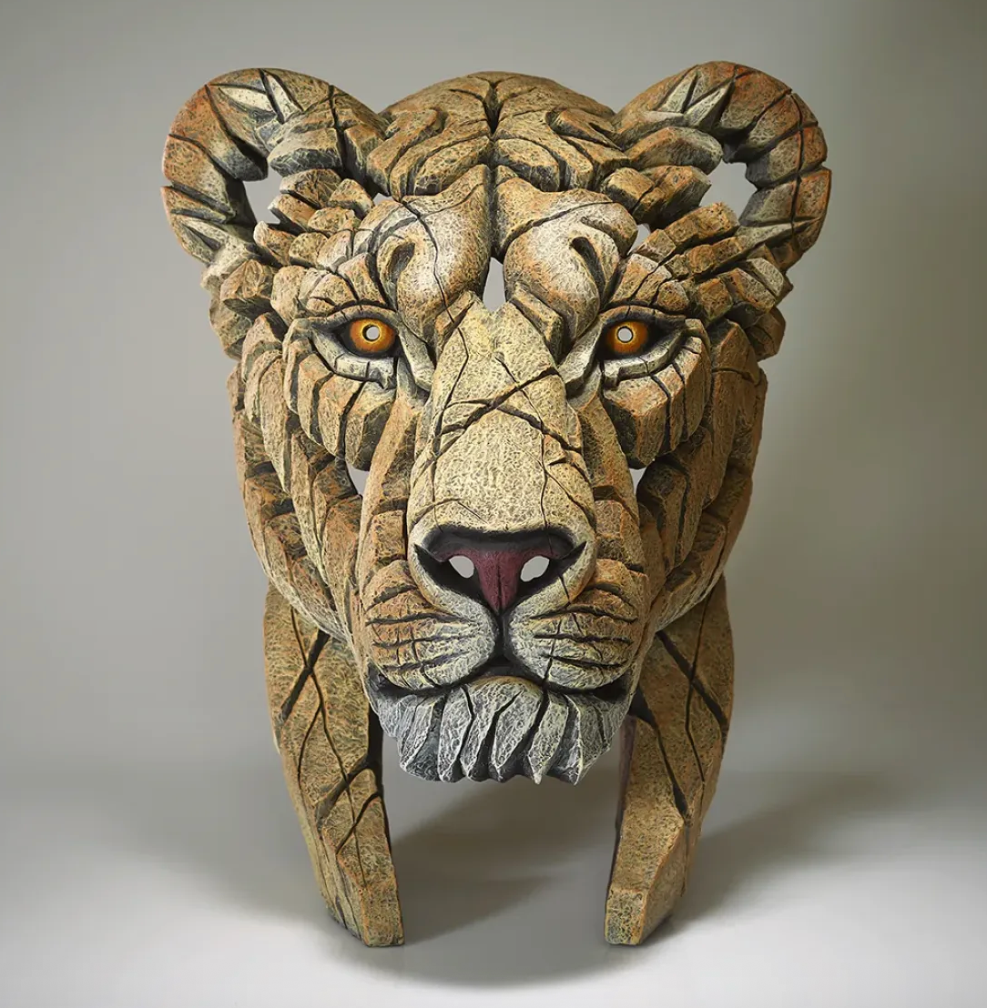 Edge Sculpture Yuna The Lioness by Matt Buckley