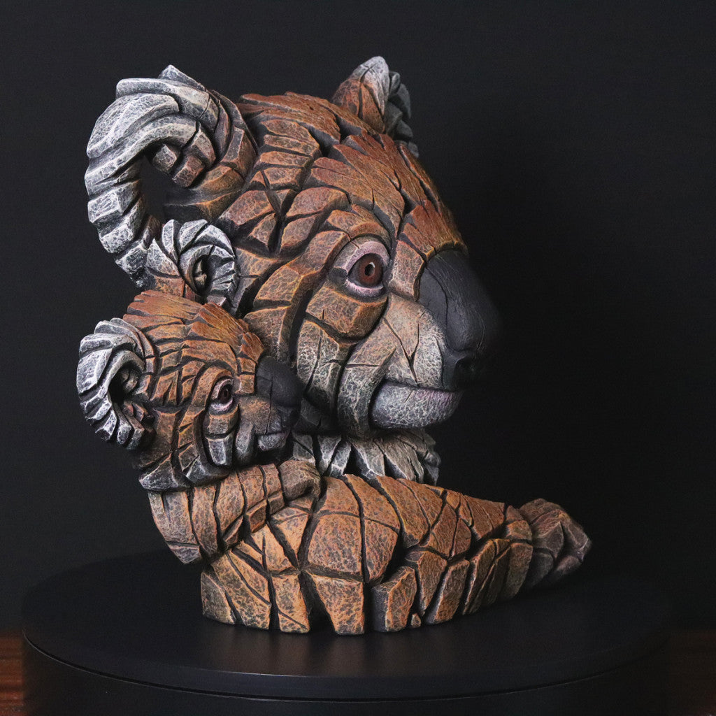 Edge Sculpture Koala & Joey (Brown) by Matt Buckley