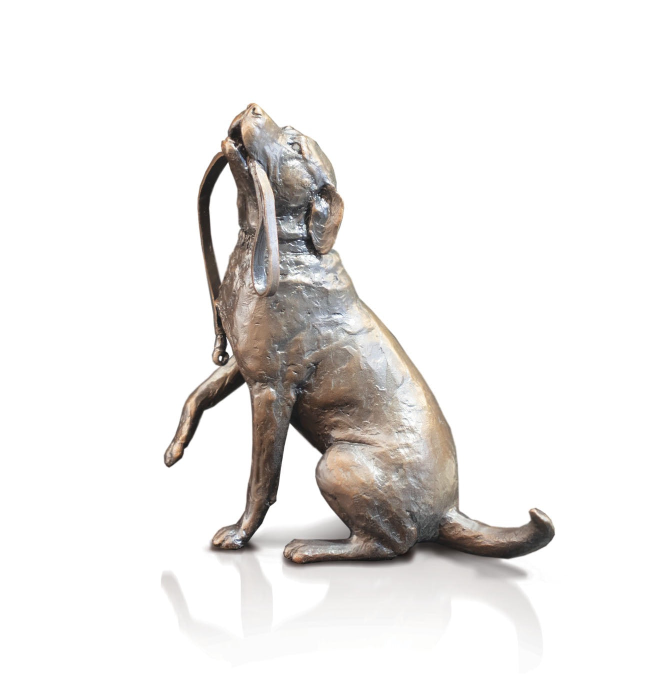 Bronze store labrador figurines