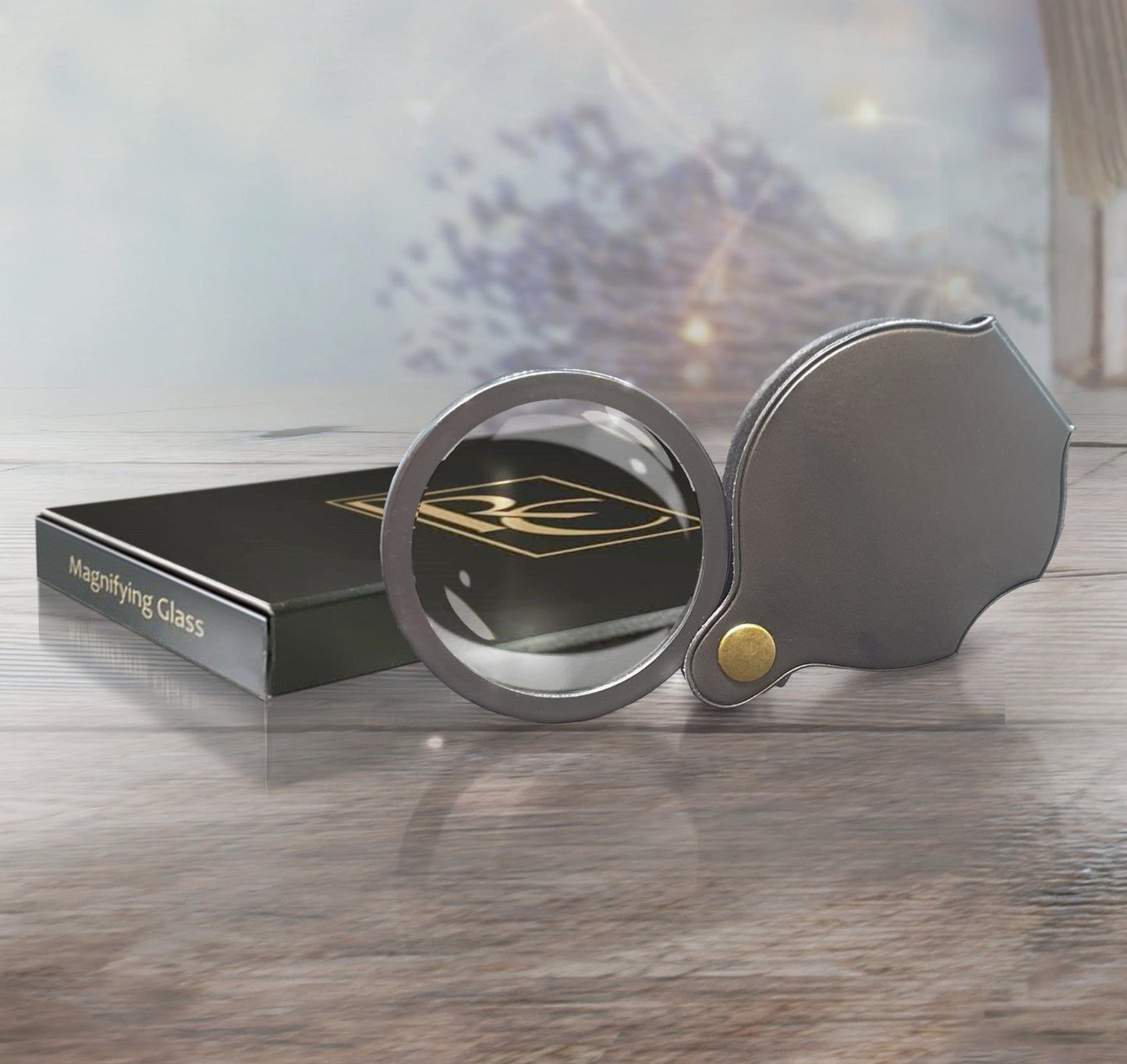 Butler & Peach Woodland Trio Collectors Set by Michael Simpson with Free Magnifying Glass
