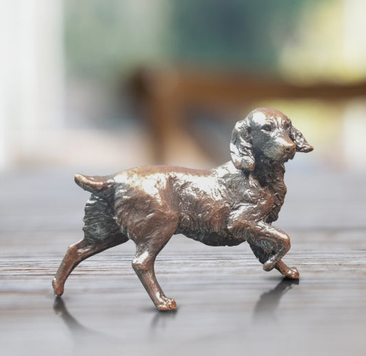 Springer Spaniel Bronze Dog Figurine by Keith Sherwin (Limited Edition)