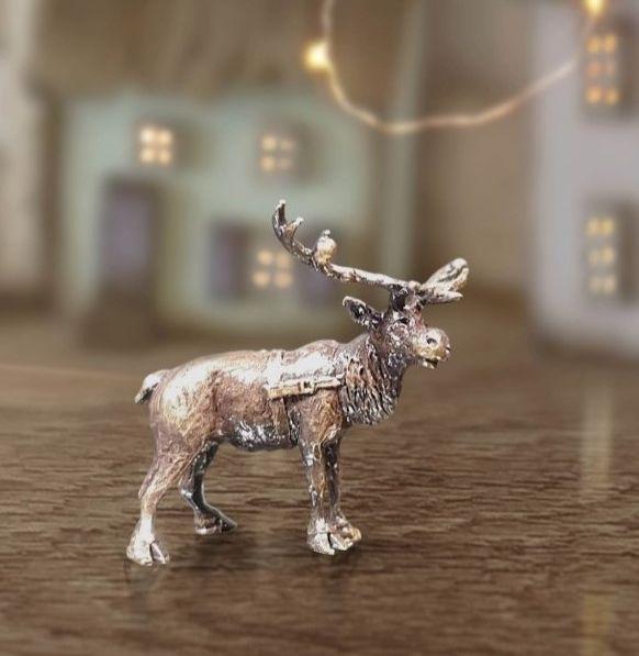 Butler & Peach Christmas Trio Collectors Set by Michael Simpson with Free Magnifying Glass