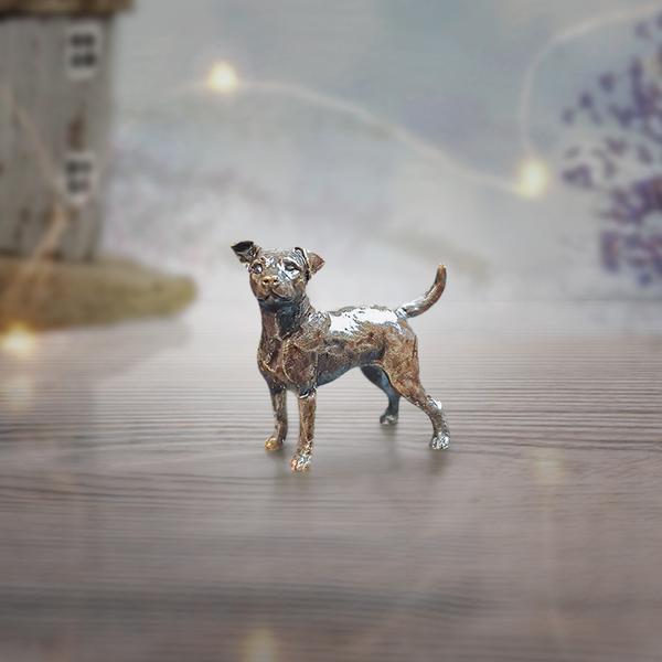Butler & Peach Miniatures - Bronze Jack Russell