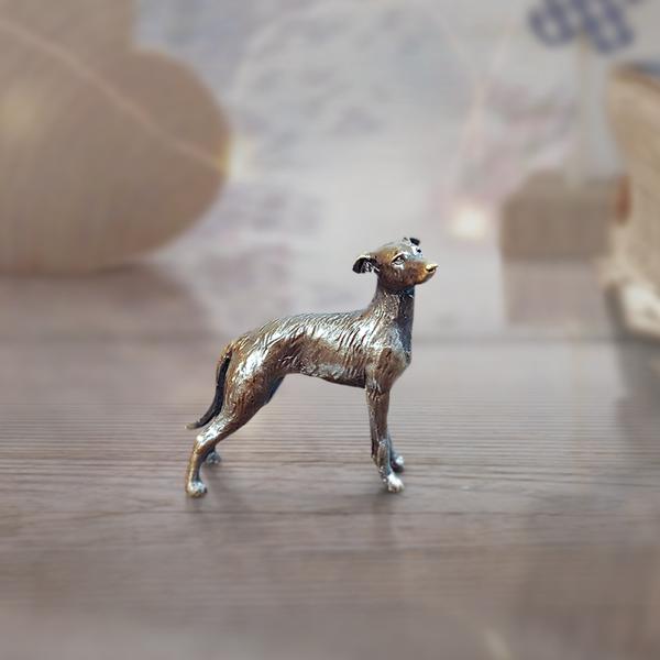 Butler & Peach Miniatures - Bronze Lurcher