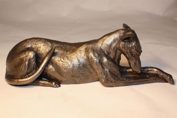 Chester Lurcher Bronze Dog Figurine by Harriet Dunn (Frith Sculpture)