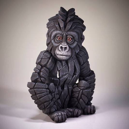 Edge Sculpture Baby Gorilla by Matt Buckley