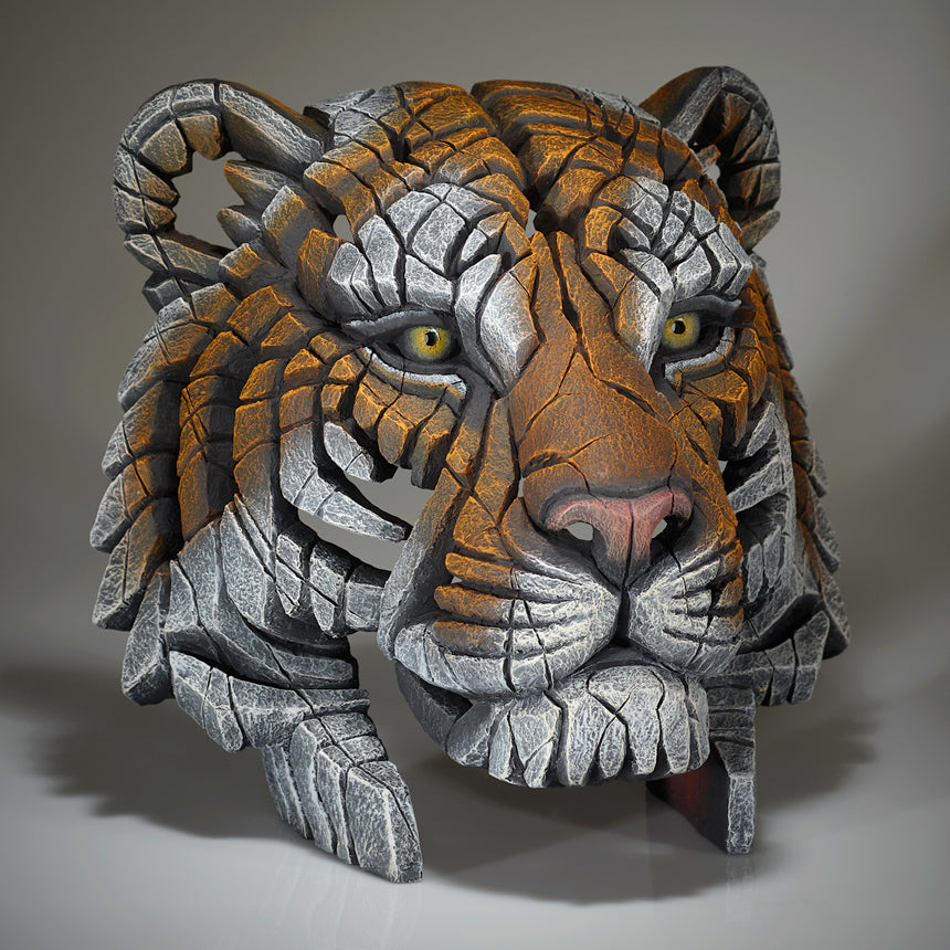 Edge Sculpture Tiger Bust by Matt Buckley
