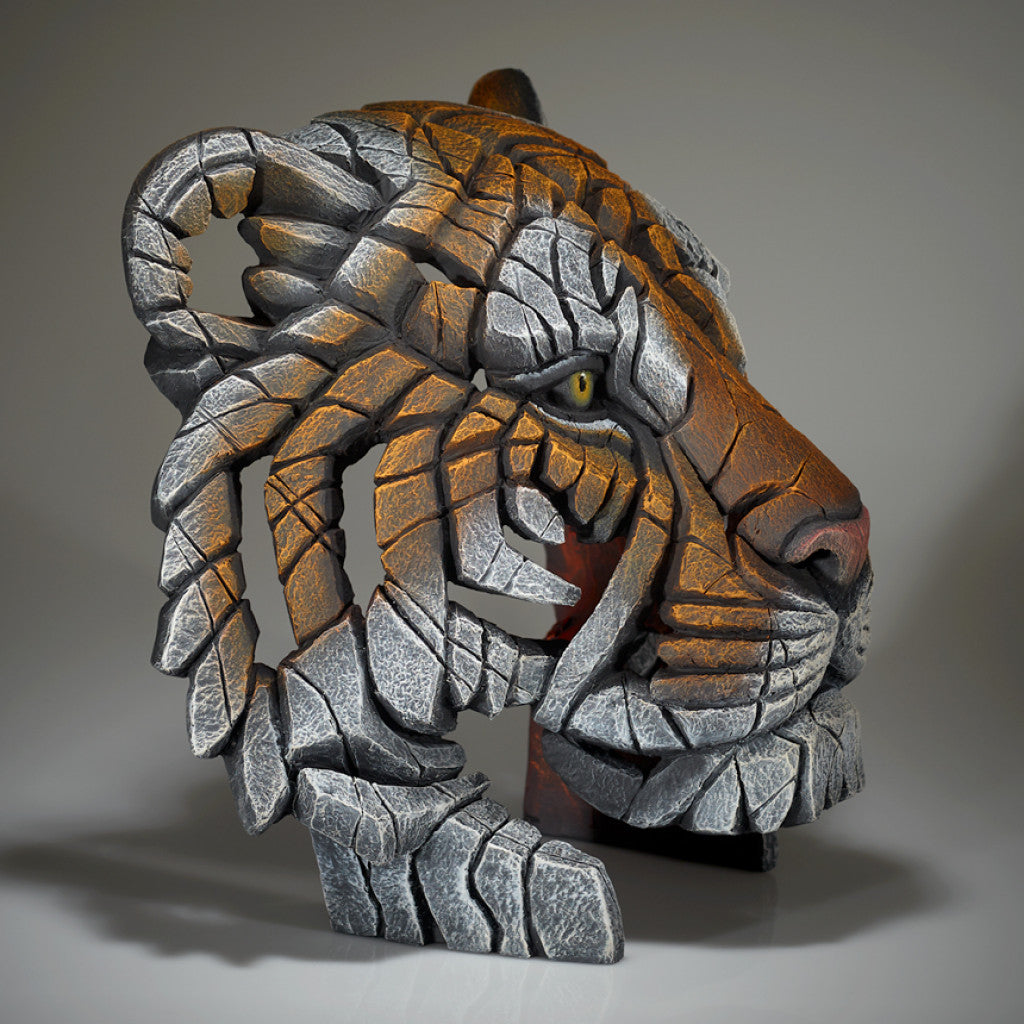 Edge Sculpture Tiger Bust by Matt Buckley