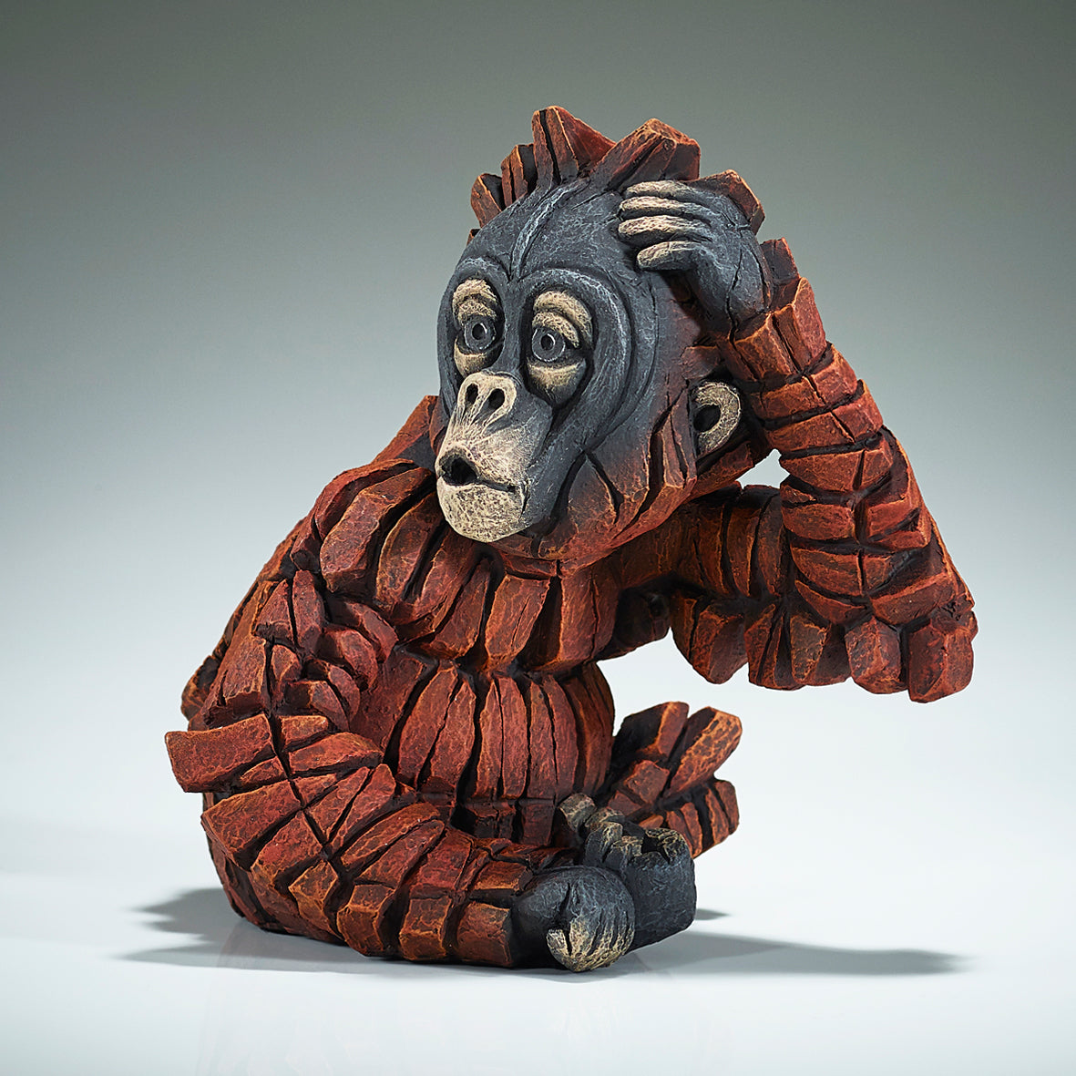 Edge Sculpture Baby OH Orangutan for Jim Cronin Memorial Fund by Matt Buckley