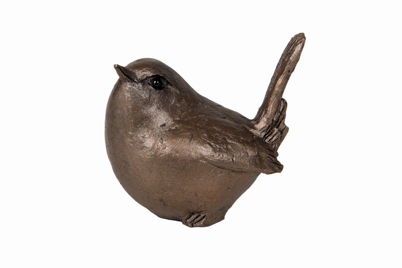Garden Bird Bronze Figurine by Thomas Meadows (Frith Sculpture)
