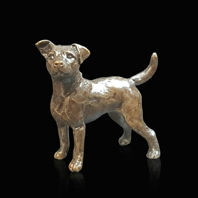 Butler & Peach Miniatures - Bronze Jack Russell