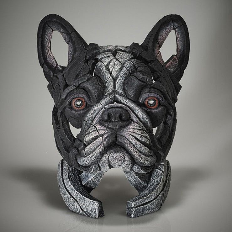 Edge Sculpture French Bulldog Pied Black & White by Matt Buckley