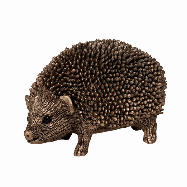 Zak Hedgehog Walking Bronze Figurine by Thomas Meadows (Frith Sculpture)
