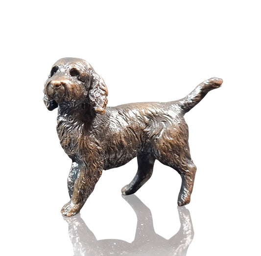 Cockapoo Bronze Dog Figurine by Michael Simpson (Richard Cooper Bronze)