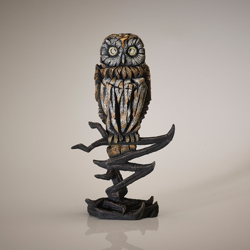 Edge Sculpture Owl - Tawny by Matt Buckley