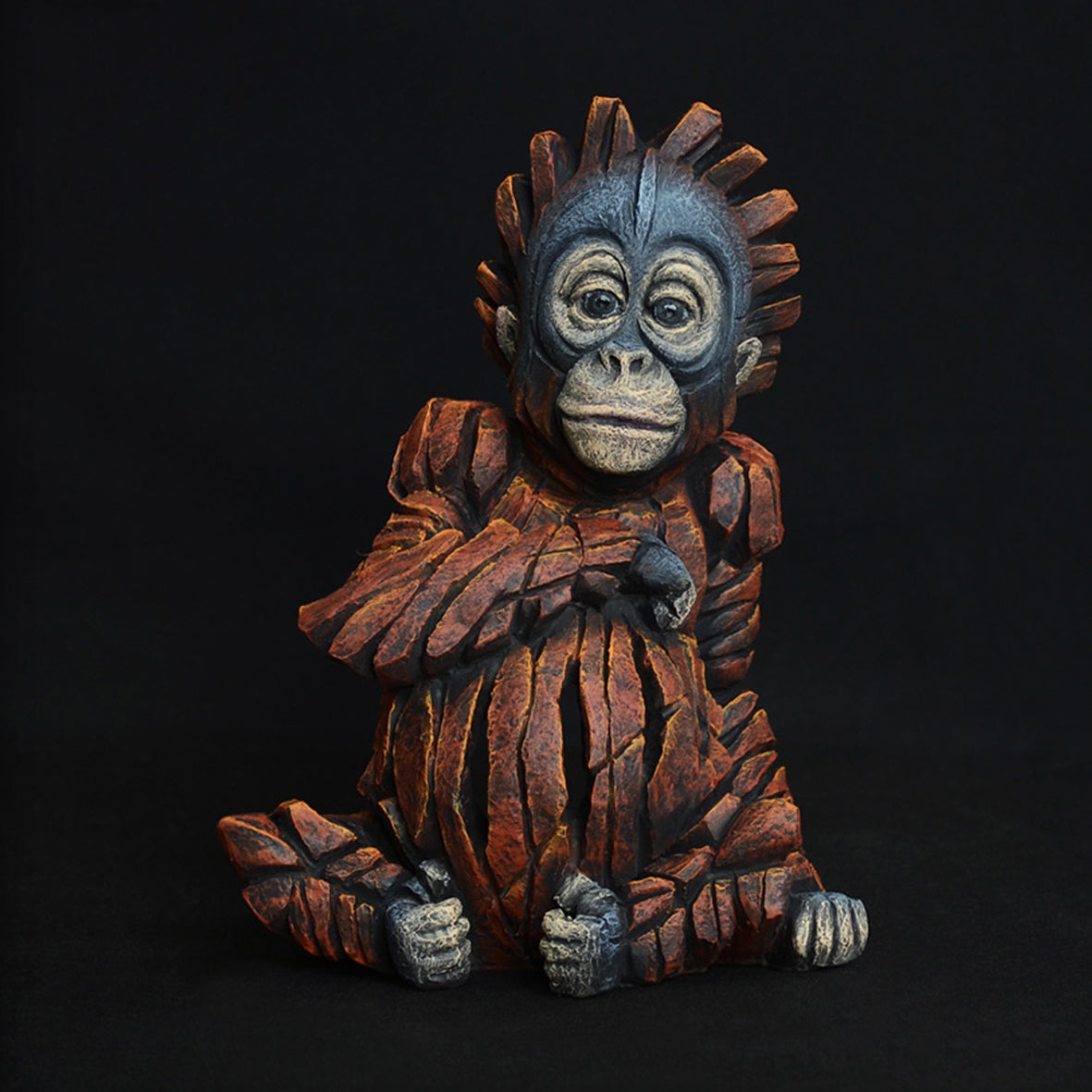 Edge Sculpture Baby Orangutan by Matt Buckley