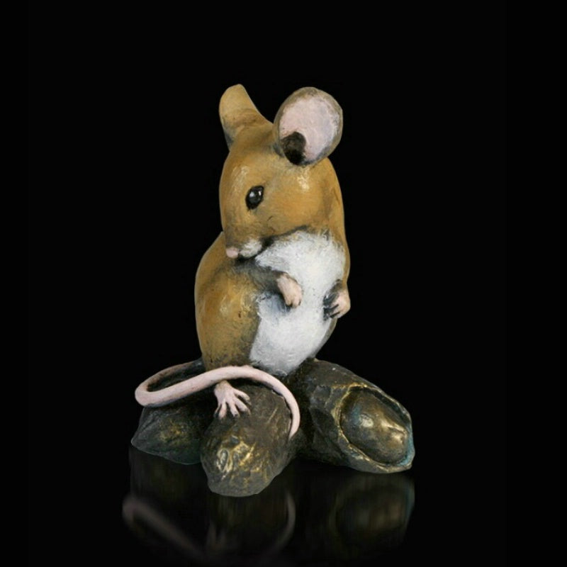 Mouse with Monkey Nuts Bronze Figurine by Michael Simpson (Richard Cooper Studio)