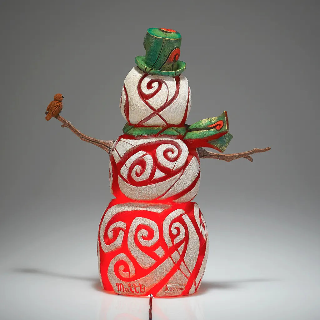 **EDITION SOLD OUT** Snowman Illumination in Red - Limited Edition 150 by Matt Buckley