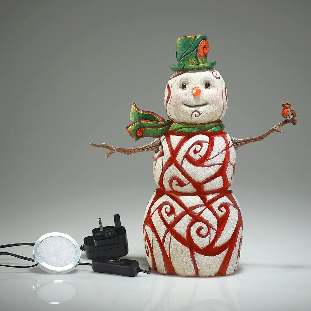 **EDITION SOLD OUT** Snowman Illumination in Red - Limited Edition 150 by Matt Buckley