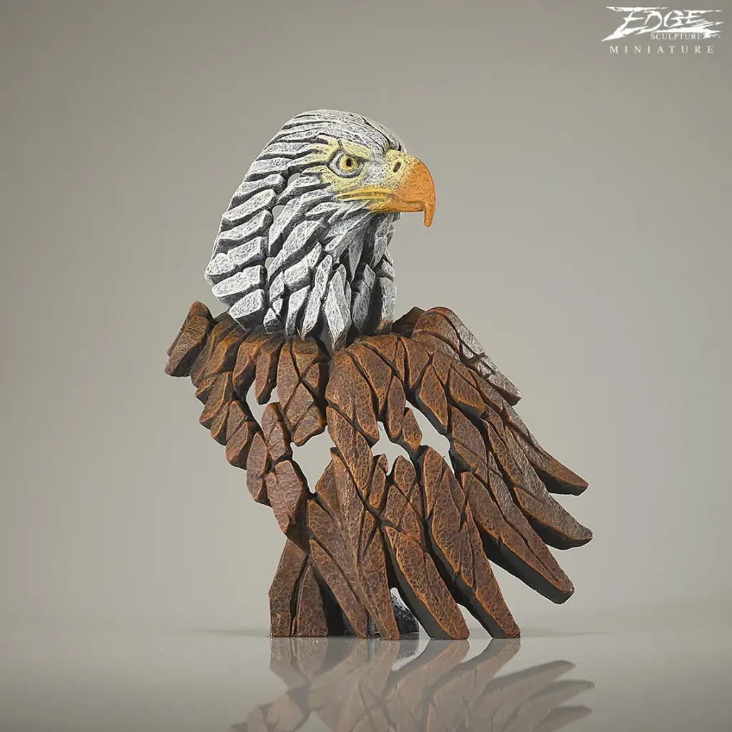 Edge Sculpture Miniature Bald Eagle by Matt Buckley