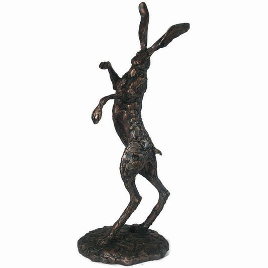 Dancing Hare Bronze Figurine  by Paul Jenkins (Frith Sculpture)