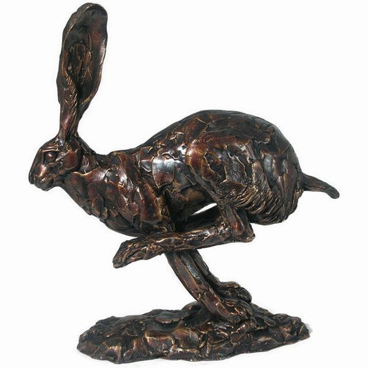 Running Hare Bronze Figurine  by Paul Jenkins (Frith Sculpture