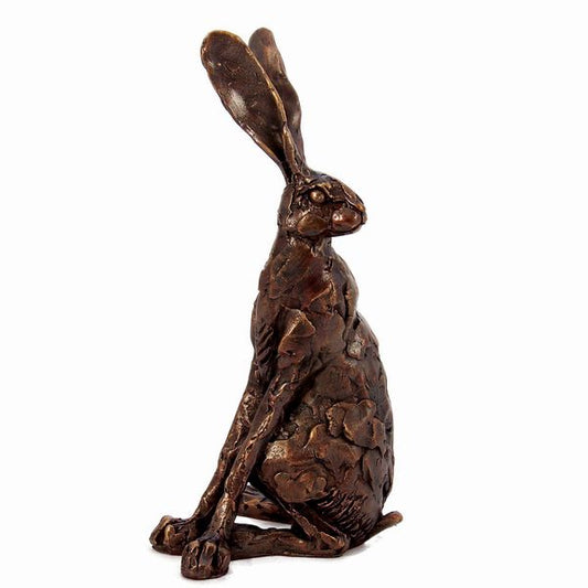 Sitting Hare Bronze Figurine by Paul Jenkins (Frith Sculpture