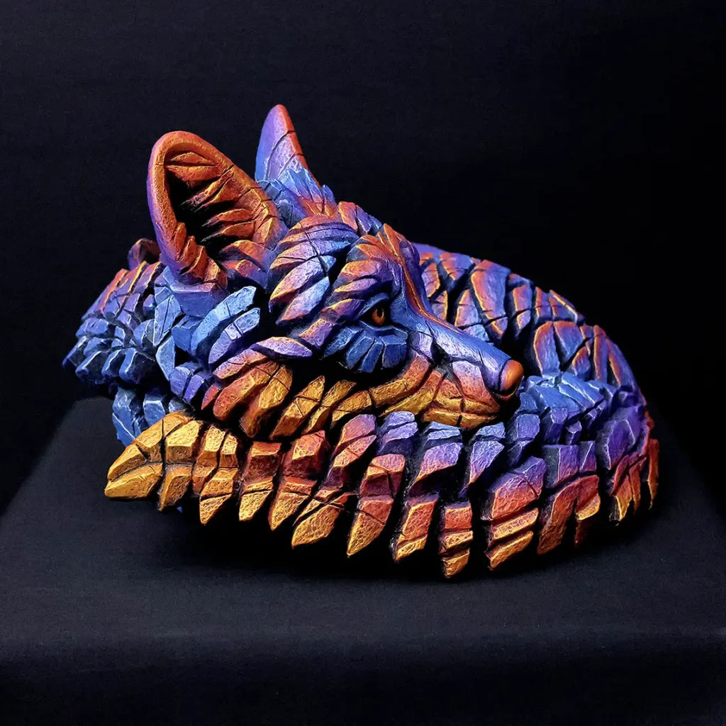 Edge Sculpture Curled Up Fox - 'Flash' Limited Edition of 100 by Matt Buckley