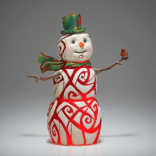 **EDITION SOLD OUT** Snowman Illumination in Red - Limited Edition 150 by Matt Buckley