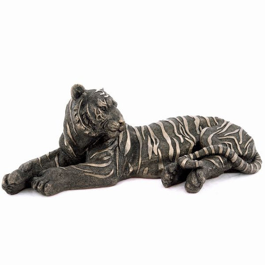 Tiger Bronze Figurine by Mitko Kavrikov (Frith Sculpture)