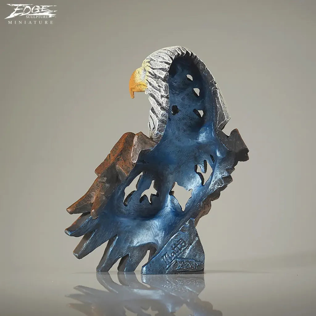 Edge Sculpture Miniature Bald Eagle by Matt Buckley