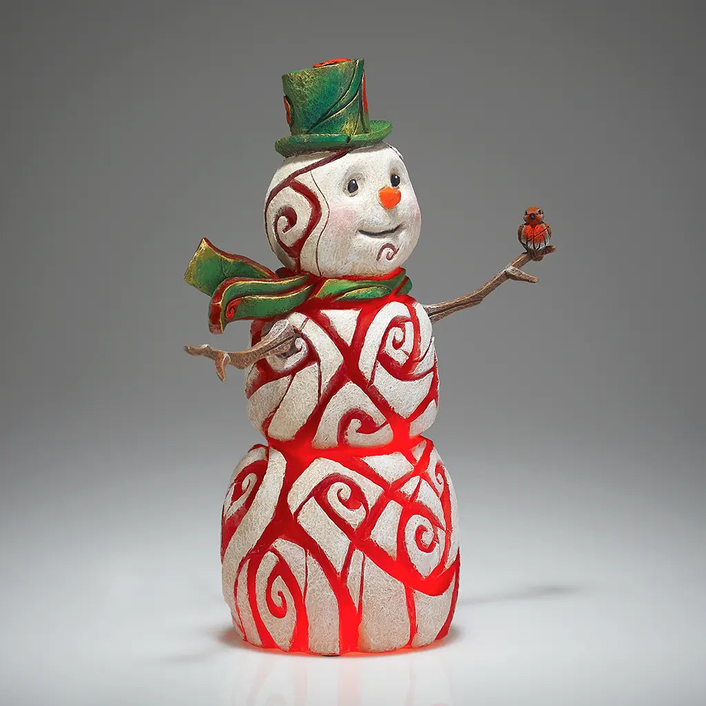 **EDITION SOLD OUT** Snowman Illumination in Red - Limited Edition 150 by Matt Buckley