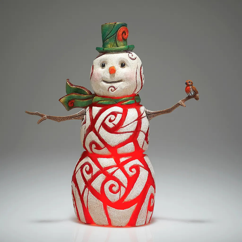 **EDITION SOLD OUT** Snowman Illumination in Red - Limited Edition 150 by Matt Buckley