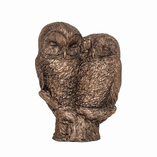 Buffy & Willow Bronze Owls By Patsy Allan (Frith Sculpture)