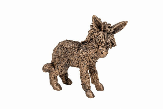 Rosie Baby Donkey Bronze Figurine by Veronica Ballan (Frith Sculpture)